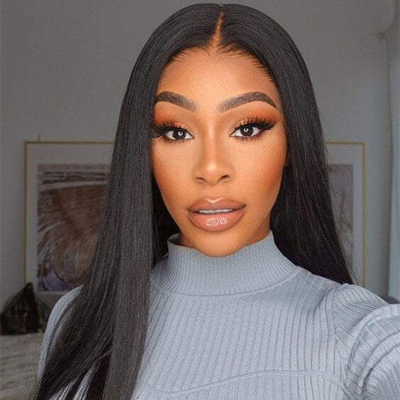 Sleek & Sophisticated Straight 13x6 Lace Front Wig | Premium Human Hair