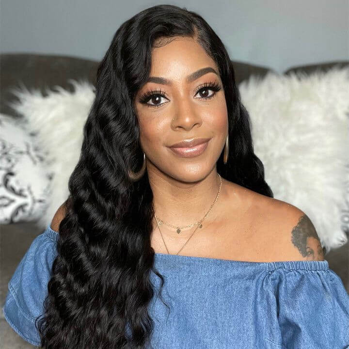 Glamorous Body Wave 4x4 Lace Front Wig | Premium Human Hair