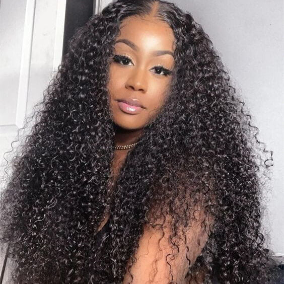 Opulent 13x4 Deep Curly Lace Front Wig | Premium Human Hair