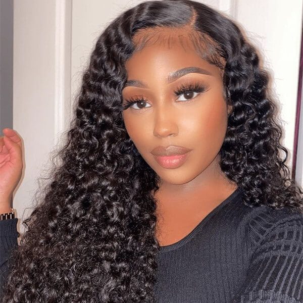 Luxurious Deep Wave 13x4 Lace Front Wig | Premium Human Hair