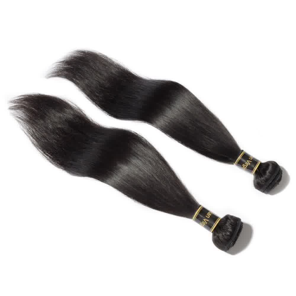 Premium Natural Black Straight Bundles | 100% Human Hair