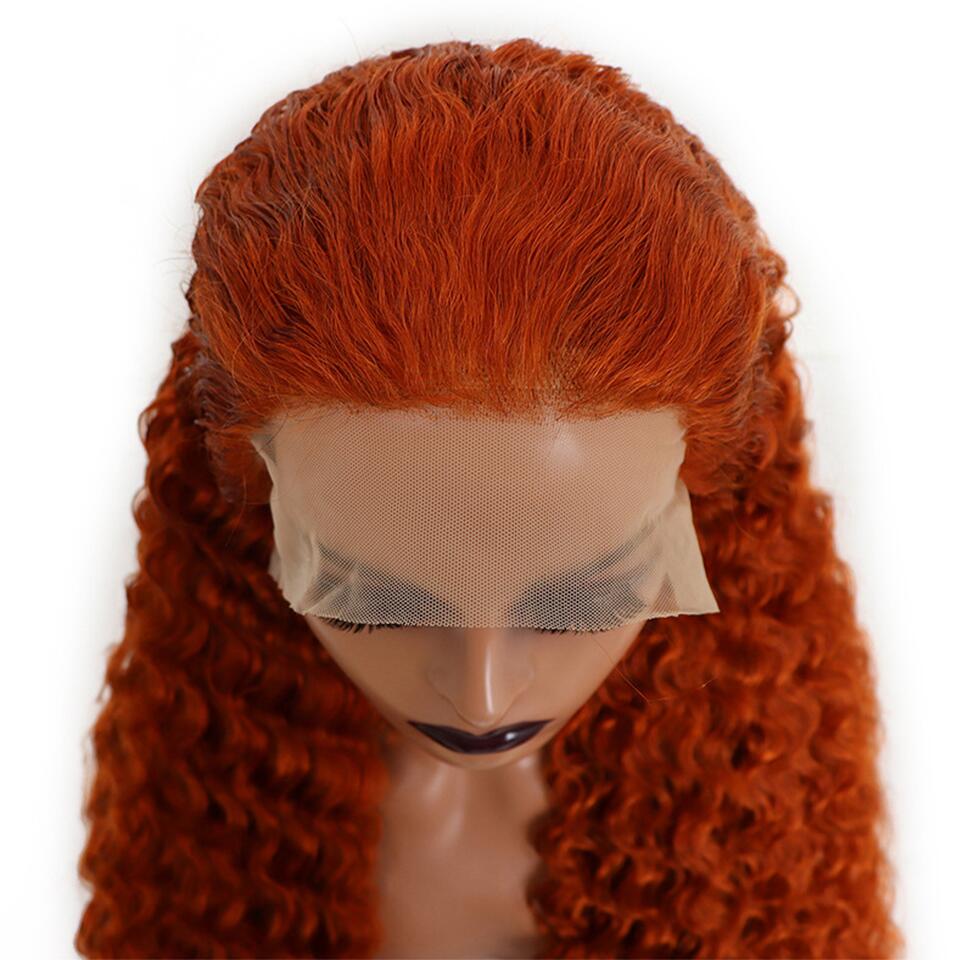 Fiery Ginger 350 Body Wave 13x4 Lace Front Wig | Premium Human Hair