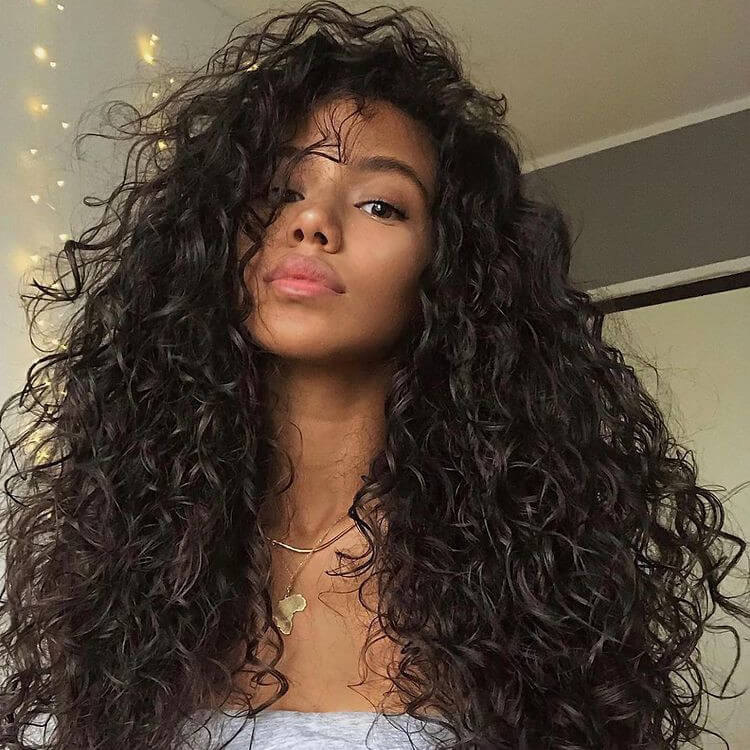 Glamorous Deep Curly 13x6 Lace Front Wig | Premium Human Hair