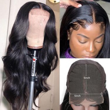 HD Lace 5x5 Body Wave Closure Wig | Premium Human Hair