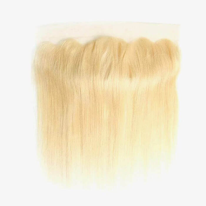 Premium #613 Blonde Straight Bundles with 13×6 Frontal | 100% Human Hair