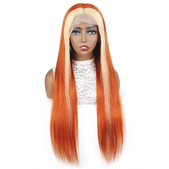 Bold Ginger & Blonde 613 Highlight 13x4 Lace Front Wig | Premium Human Hair