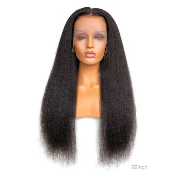 HD Lace 4x4 Kinky Straight Closure Wig | Premium Human Hair