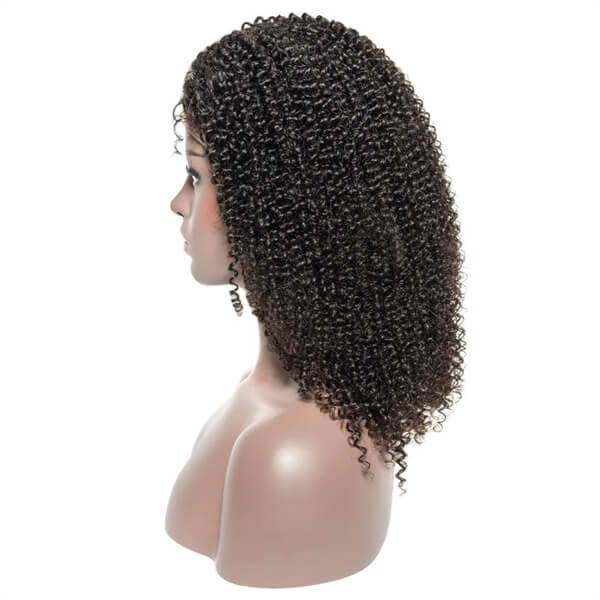 Natural Kinky Curly 13x4 Lace Front Wig | Premium Human Hair