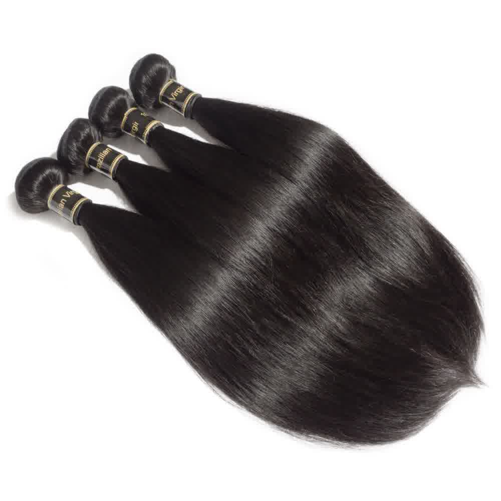 Premium Natural Black Straight Bundles | 100% Human Hair