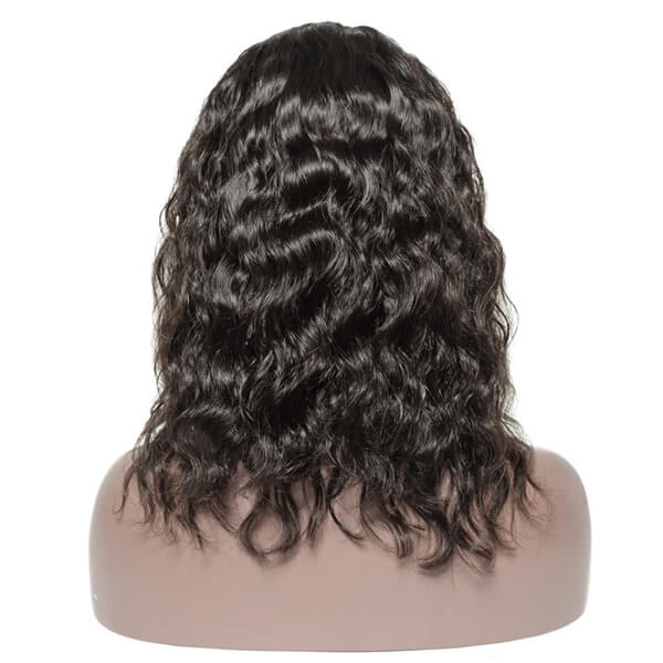 Elegant Natural Wave Bob 13x4 Lace Front Wig | Natural Human Hair