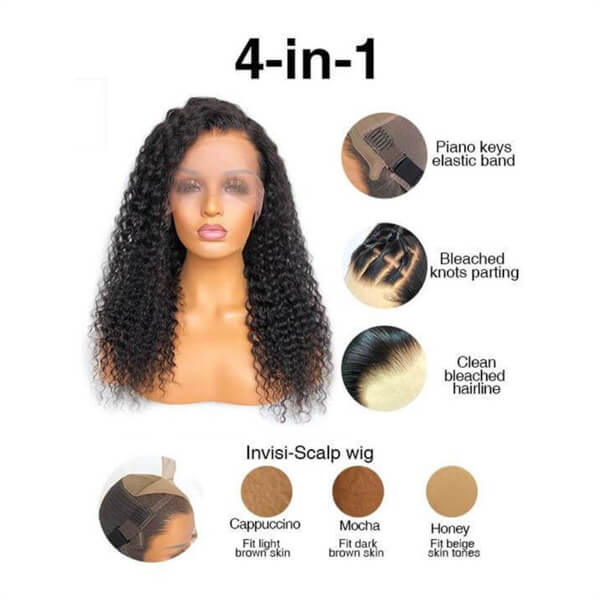 Bold & Beautiful Kinky Curly 13x6 Lace Front Wig | Premium Human Hair