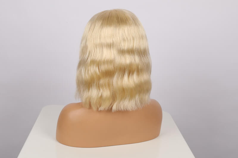 Glamorous Blonde Bob 13x4 Lace Front Wig | Premium Human Hair