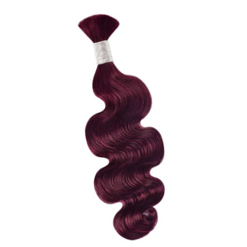 Premium Body Wave Braiding Hair Extensions #99J Burgundy | 100% Human Hair